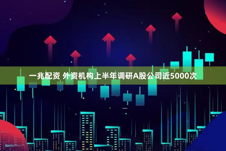 一兆配资 外资机构上半年调研A股公司近5000次