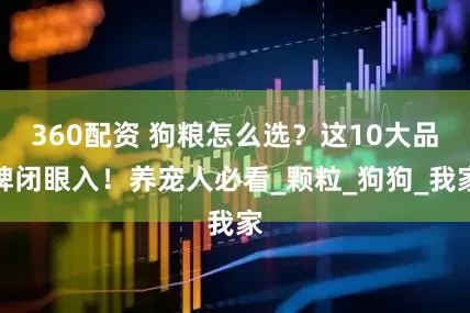 360配资 狗粮怎么选？这10大品牌闭眼入！养宠人必看_颗粒_狗狗_我家